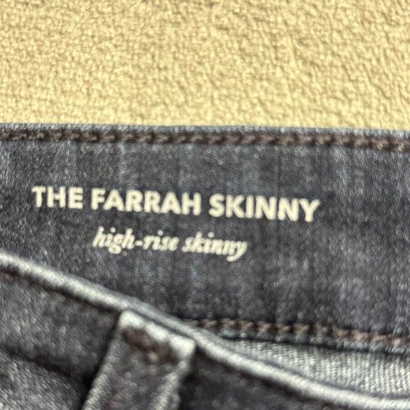 Adriano Goldschmied Women's 27R BlueThe Farrah Skinny High- Rise Denim - Picture 3 of 16